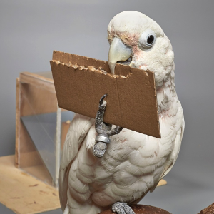 Skilful cockatoos filmed making the same tool from different materials