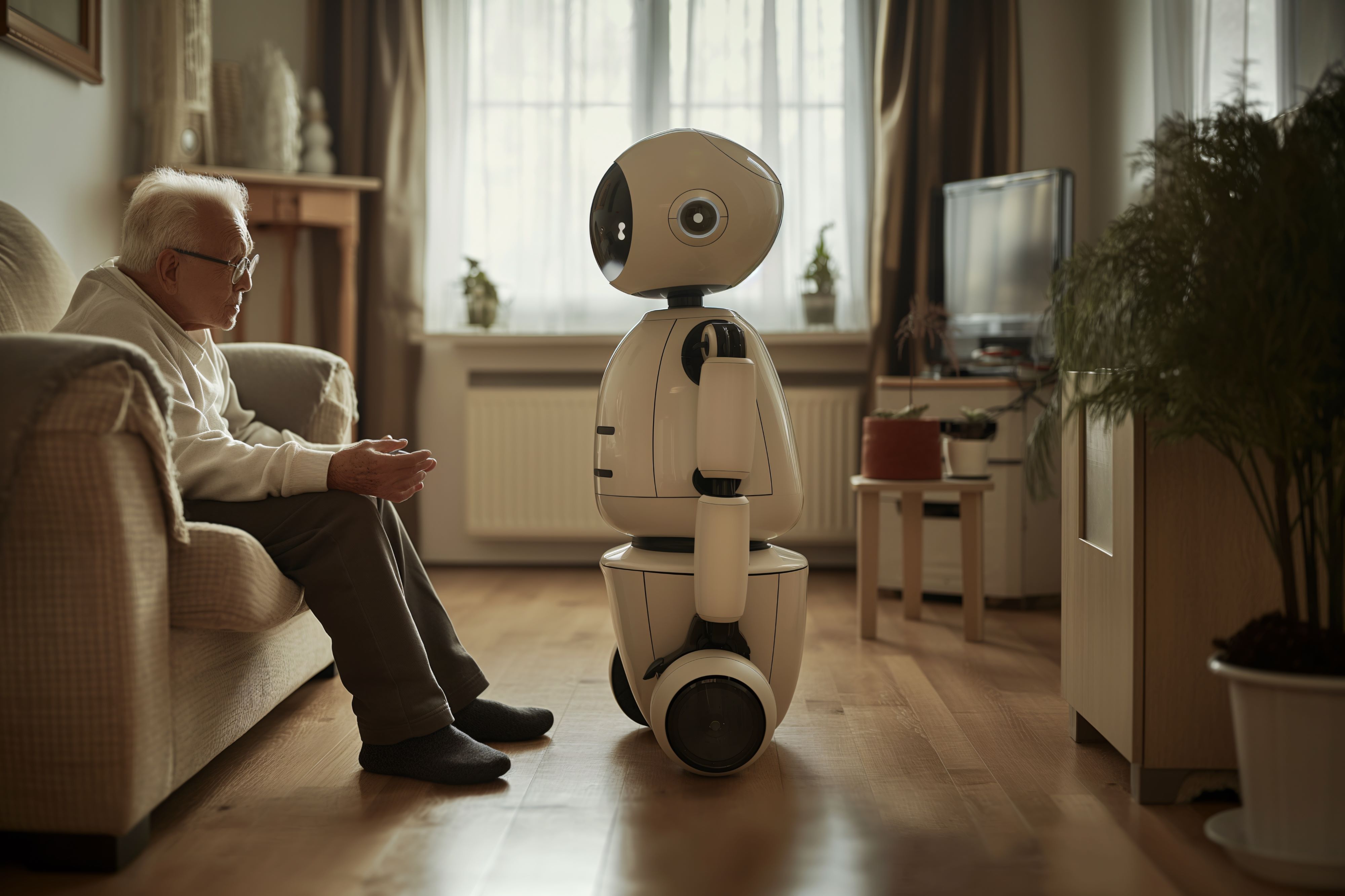 Men more willing than women to accept robot care in old age, Oxford study finds