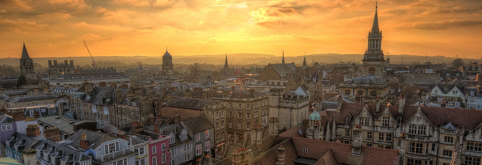 Sunset over Oxford