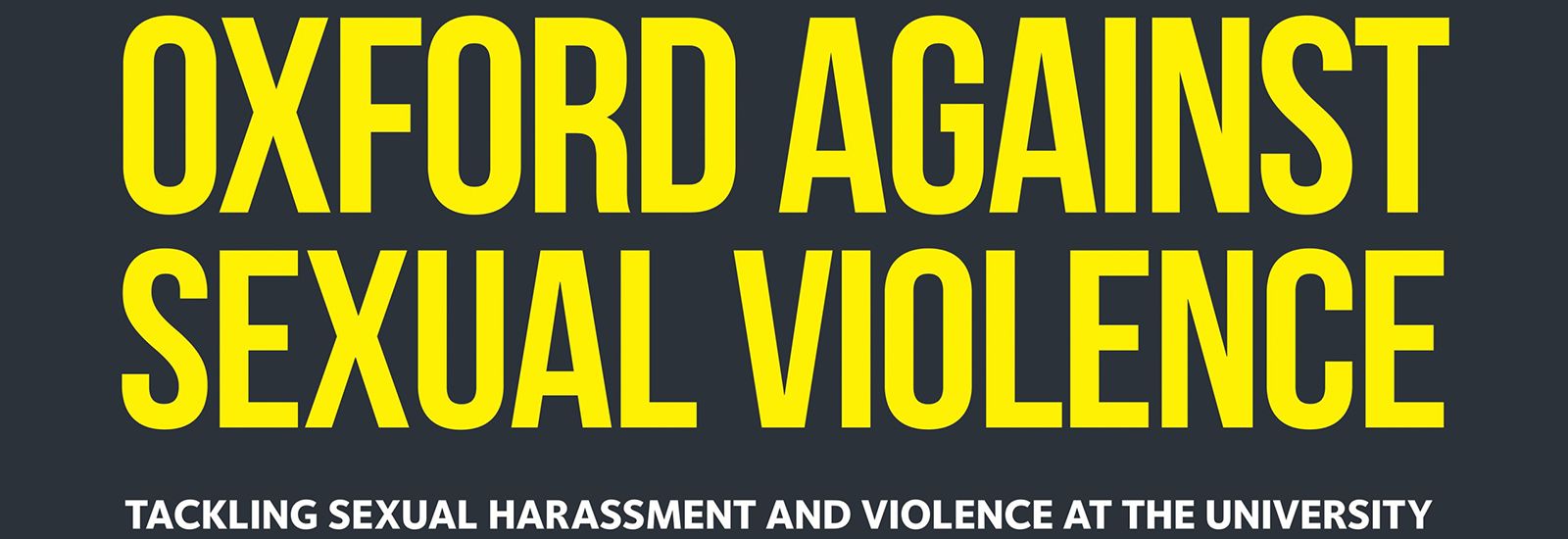 Oxford Against Sexual Violence University Of Oxford