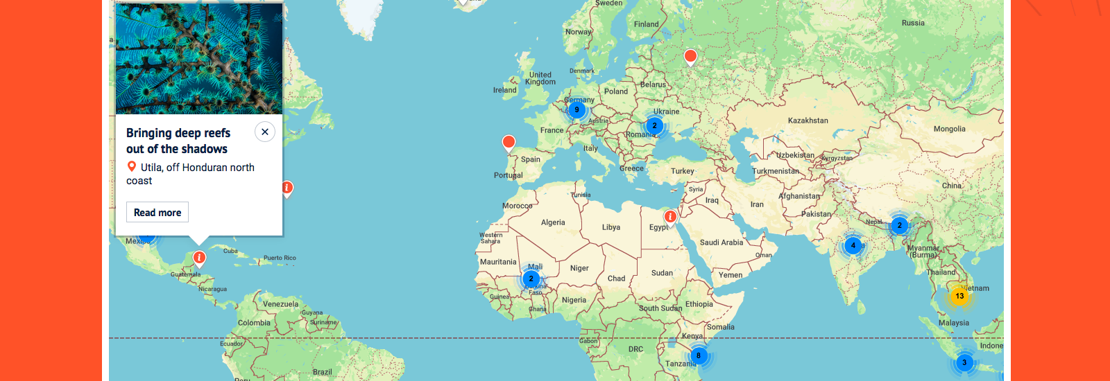 Oxford's Global Research Map