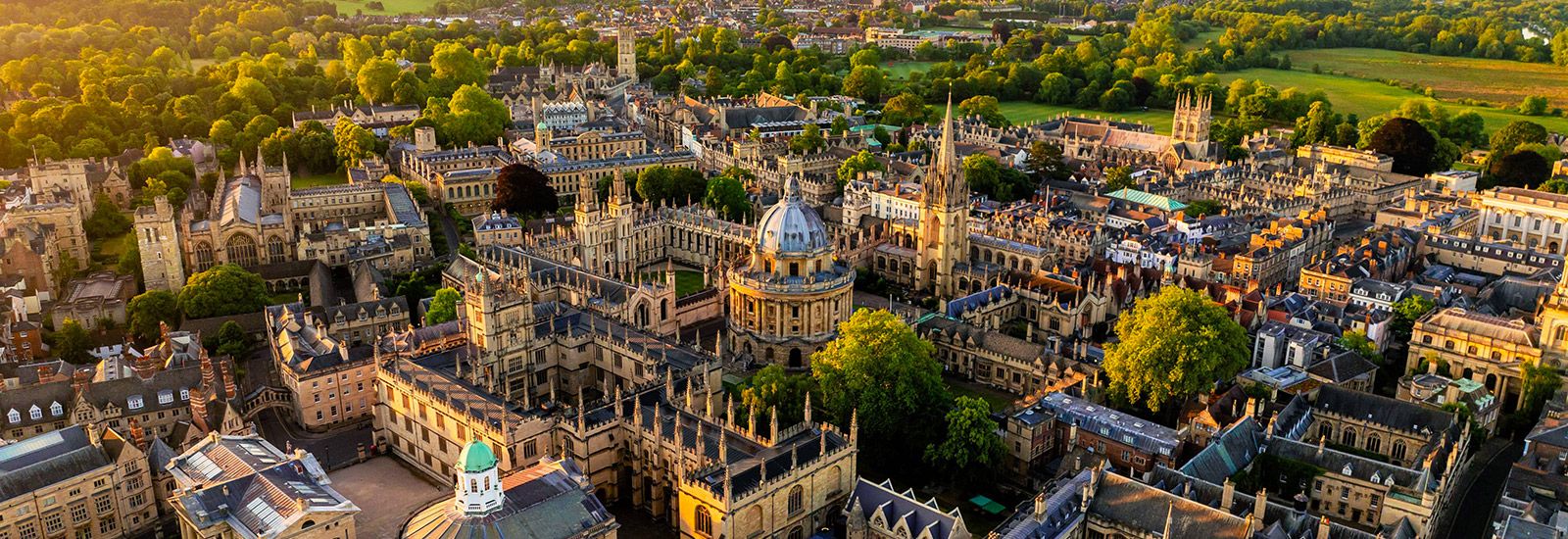 Oxford seen from the air