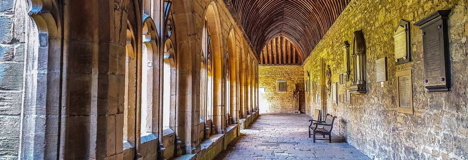 A cloister in New College