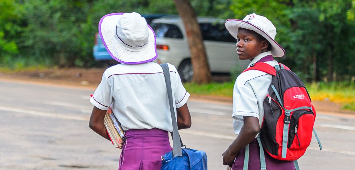 Schoolgirls in Zimbabwe