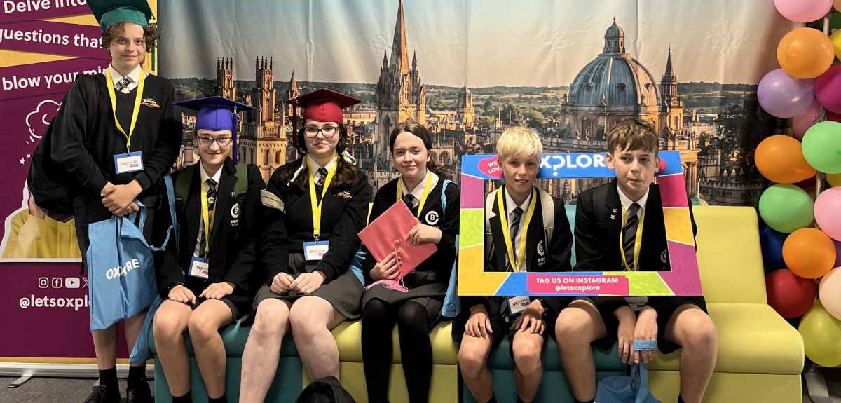 Students from Cornwall attend the first Oxplore Festival