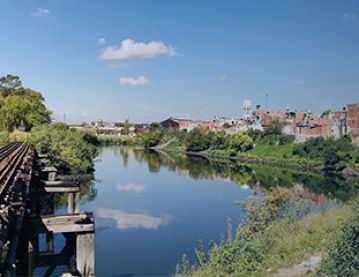 River basin in Buenos Aires