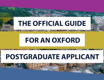 Oxford graduate study official guide - How to apply